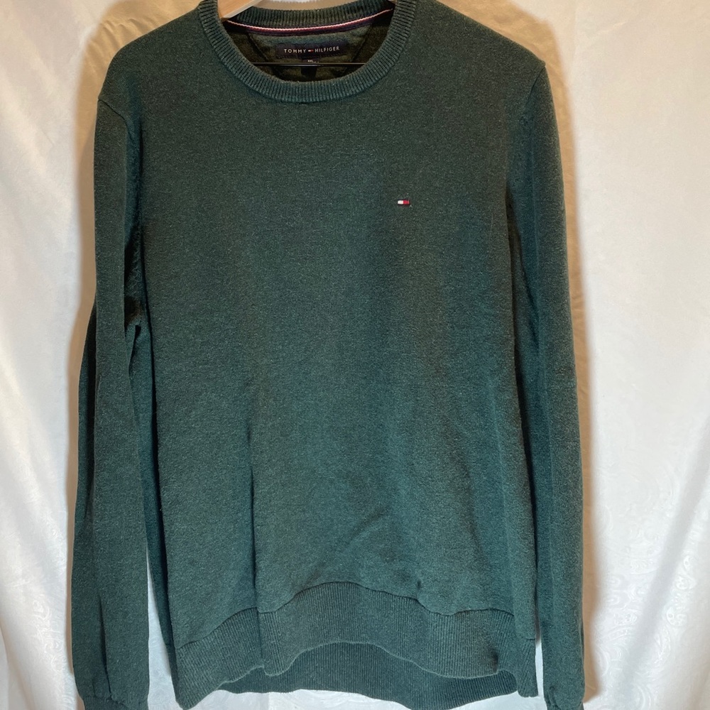 Tommy Hilfiger Dark Green Vintage Crew Neck